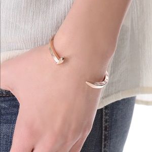 Rose gold Giles&Brother railroad spike bracelet